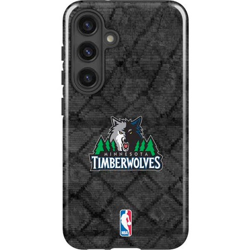 NBA Minnesota Timberwolves Dark Rust Galaxy S24 Plus Impact Case